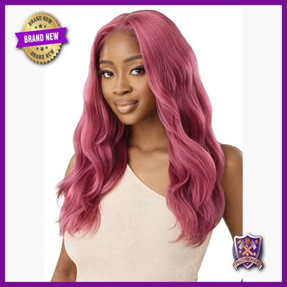 13x6 Lace Front Wig with Baby Hairs, Glueless Synthetic Hair main image 4